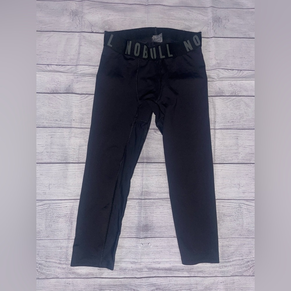 Men’s NOBULL Black Cropped Compression Tights